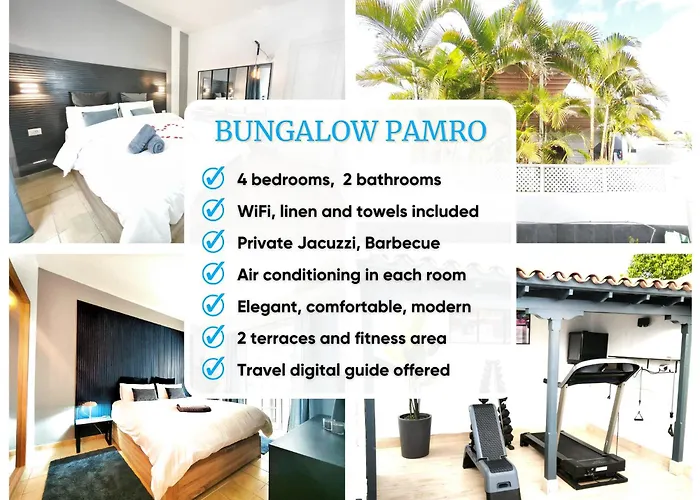 Bungalow Pamro - Jaccuzi - Fitness Area - Free Wifi - Pool - Modern & Comfortable - Sunnygolf